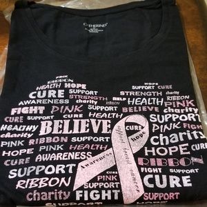 New,Catherines  Breast Cancer Awareness Tee